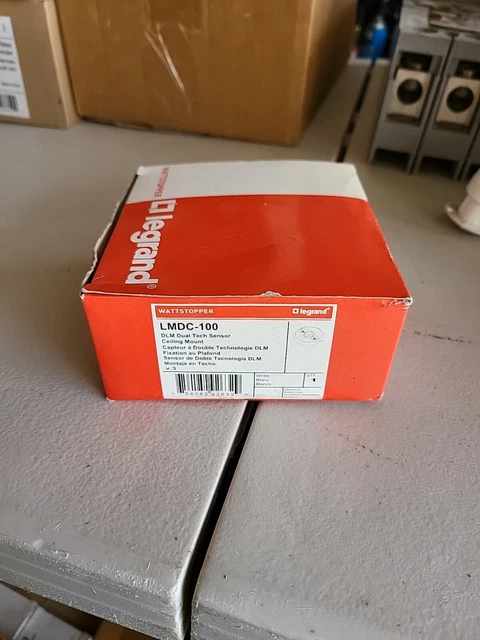 One New Wattstopper LMDC-100 Dual Technology Digital Occupancy Sensor