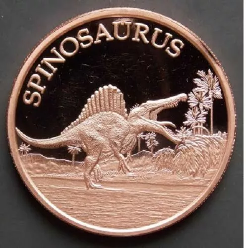 1 oz Copper Round - Spinosaurus