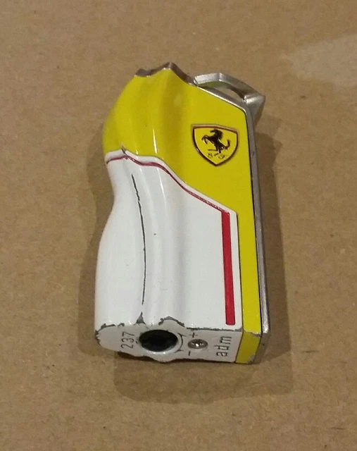 ferrari cigarette lighter FERRARI LIGHTER OFFICIAL Product Yellow & White. Gas Cigarette Lighter. (B)  £0.99