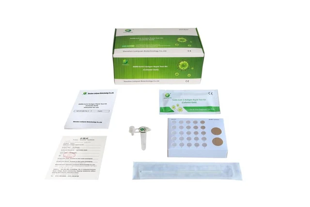 25x Green Spring Corona Schnelltest Antigen Speicheltest BfArM gelistet Covid 19