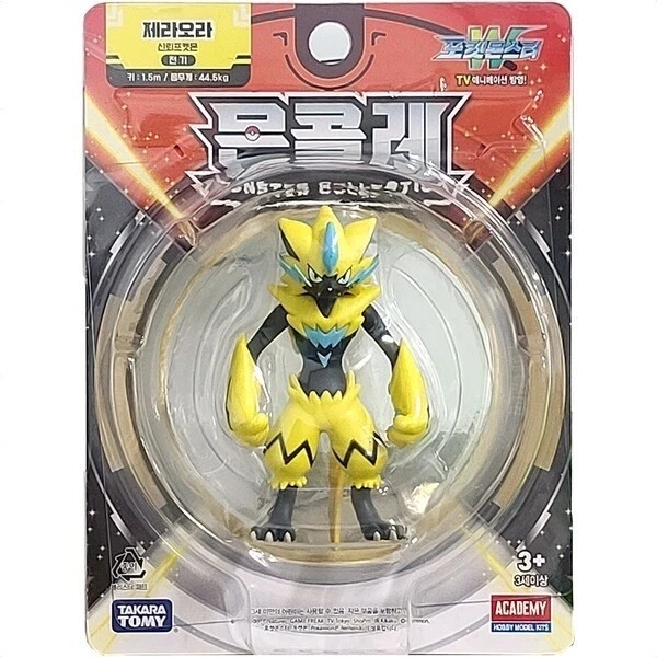 TAKARATOMY Pokémon Moncolle Zeraora-Figura De Ação Dinâmica Para Fãs