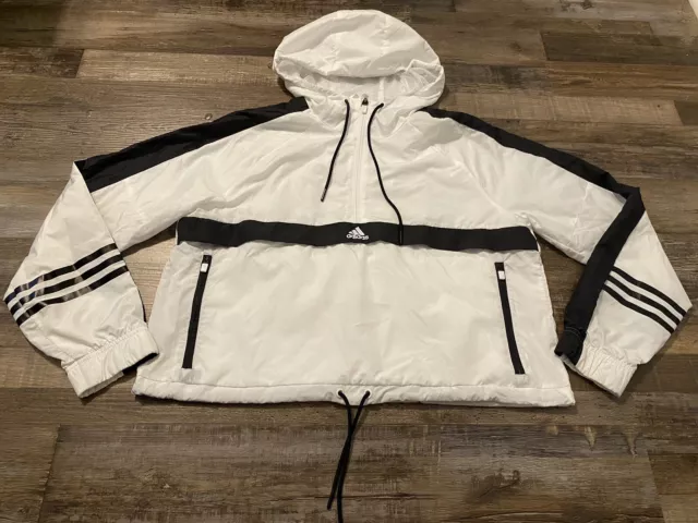 Adidas women's id wind half zip jacket top