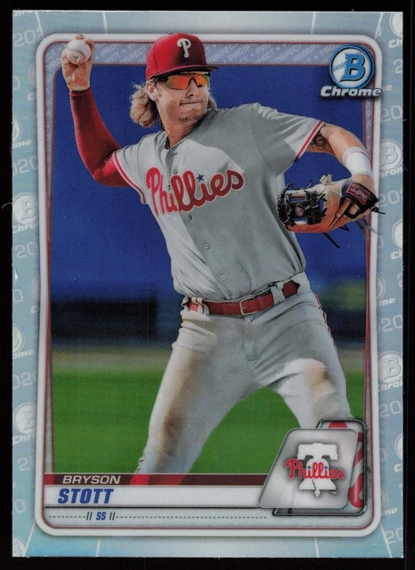 Carte à Collectionner 1998 Bowman Chrome International Refractor #181 Jimmy Rollins RC - Phillies, Near Mint