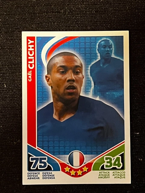 Booster TOPPS MATCH ATTAX - Stars Mondiales 2010 - modèle 1 - Envoi