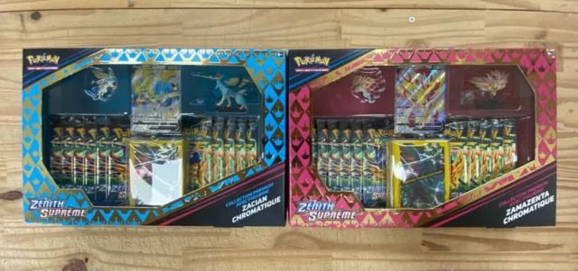 Pokémon - Coffret Collection Premium avec Tapis de Jeu Zénith Suprême :  Morpeko V-Union - DracauGames