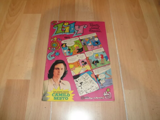 Lily Revista Juvenil Femenina Numero 777 + Poster De Camilo Sesto En Buen Estado