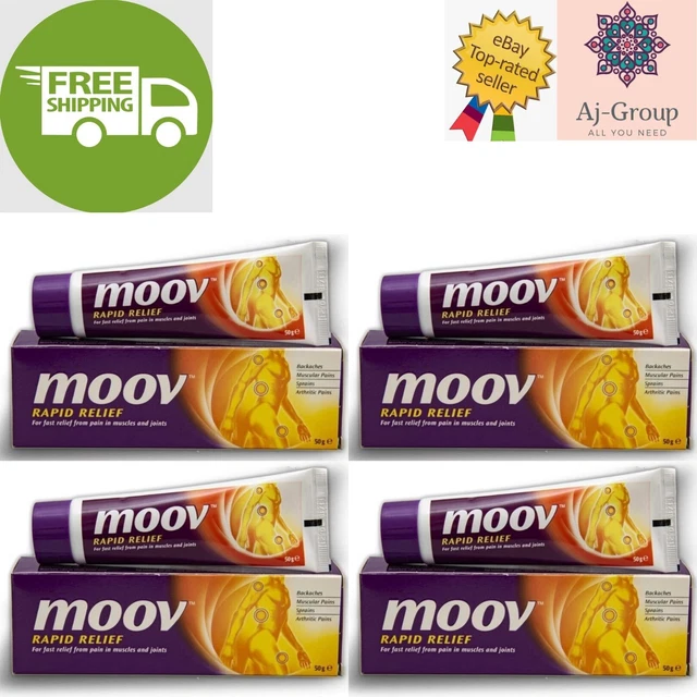 Lot De 2 Crèmes Moov Anti-douleur Rapide Pour Muscles 100g - Neuf, Expiration 12/2026, à Base D'ingrédients Naturels