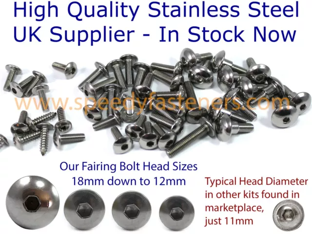 for Suzuki V Strom 1000 2014 Stainless Steel Fasteners Bolt Bolts Kit Model