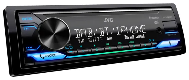 JVC KD-X482DBT MP3-Autoradio mit Bluetooth DAB USB iPod AUX-IN 2