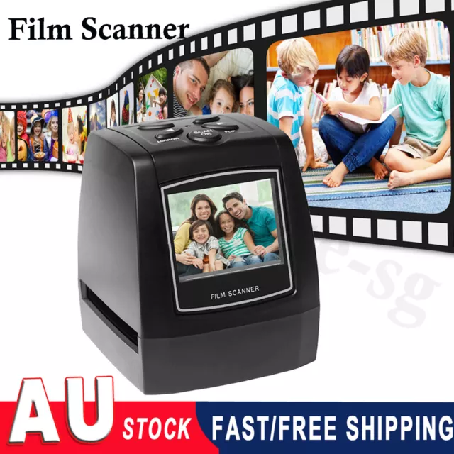 Portable Negative Film Scanner 35mm 135mm Slide Film Digital Image Viewer NEW AU