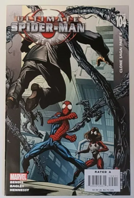 Ultimate Spider-Man #104 (Marvel 2006 Series) Nos Est~9.4+ Nm Grade Brian Bendis