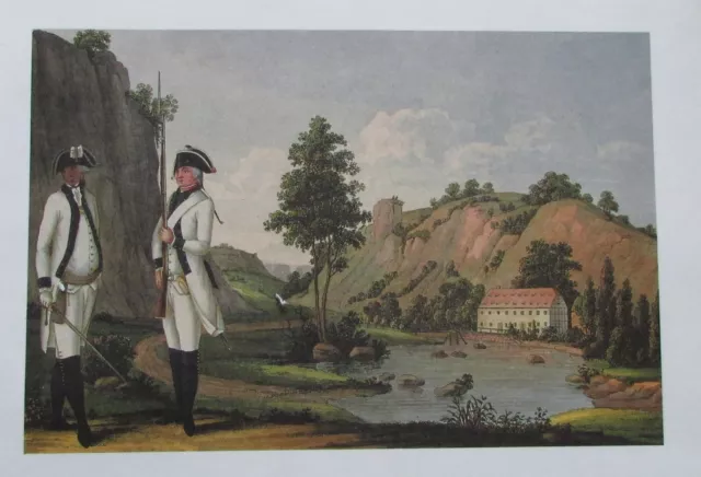 Reinhold INFANTERIEREGIMENT MUSKETIEROFFIZER MUSKETIER 2 Drucke print