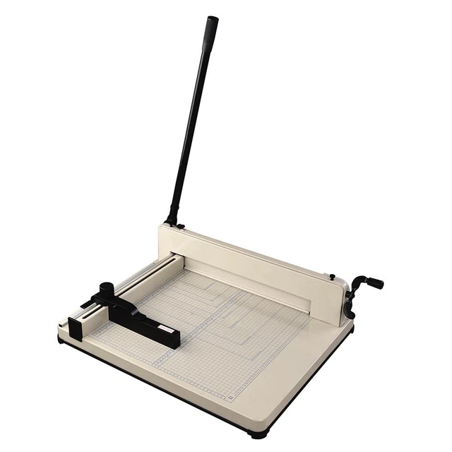17" 400 Sheet Heavy Duty Commercial Paper Cutter Machine Table Use Adjust