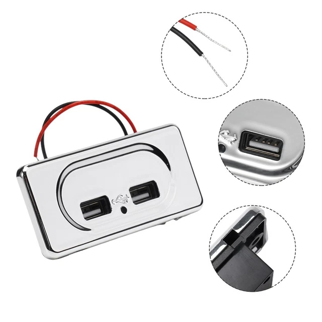 Prise USB double port chargeur de voiture pour camping-car camping-cars caravane
