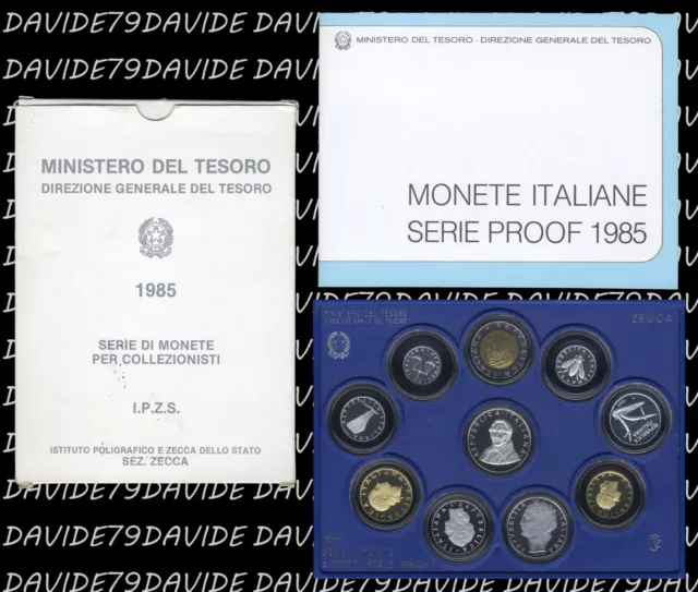 Repubblica Italiana - Monete Divisionale Lire Anno 1985  - Manzoni - Proof