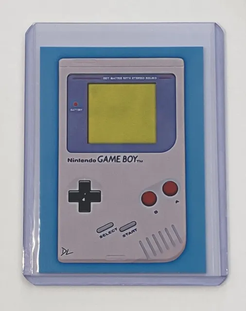 Nintendo Gameboy Limited Edition Artist Signed Gameboy Trading Card 1/10