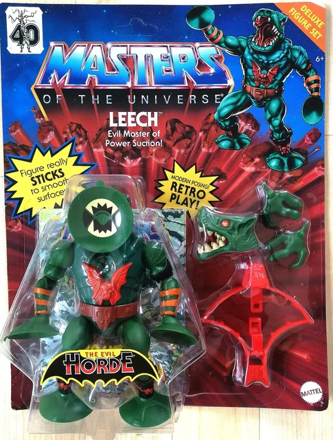 MotU Origins- LEECH (Evil Horde)- US Karte- unpunched- Masters of the Universe