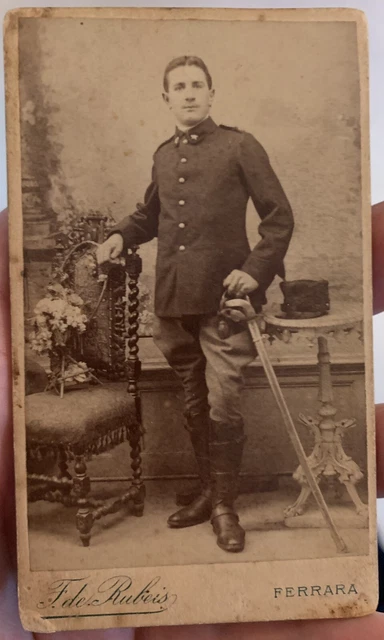 Photo CDV Militaire – Soldat Italien – Fratelli Bernieri – Turin 1860-70