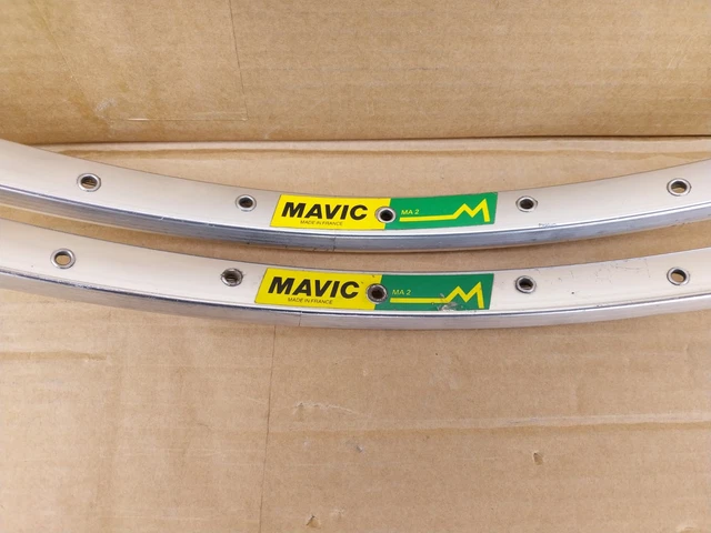 Paire De Roues Wolber TX Profil 700 Avec Moyeux Mavic 500 - Occasion