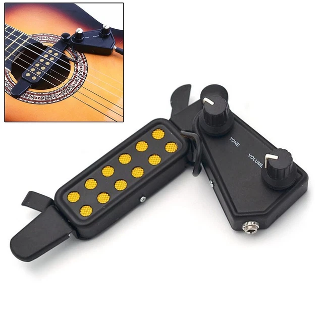 équipement Musicien Cache Trou De Guitare Acoustique En Caoutchouc 10.2cm - Protection Anti-poussière Marron Accessoire Guitare 10.2cm
