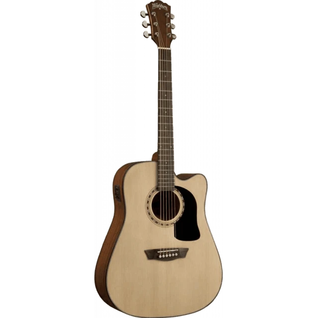 Washburn AD5CE - Guitare électro-acoustique Dreadnought - Naturel