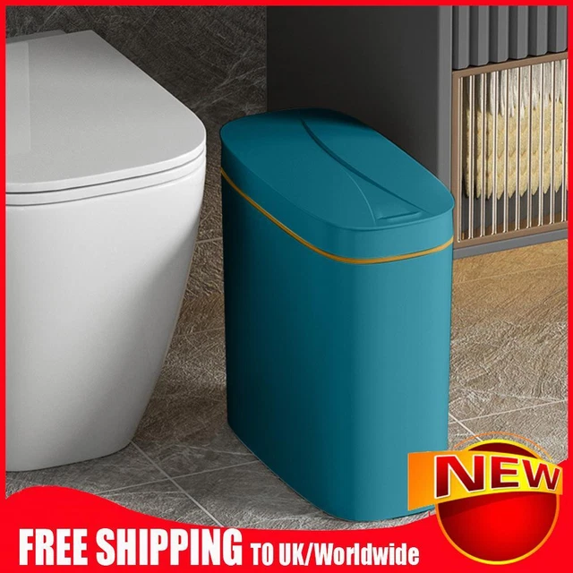 Cestino elettrico sensore intelligente 14 L per spazio ristretto (batteria verde)