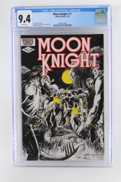 Moon Knight #21 - Marvel 1982 CGC 9.4