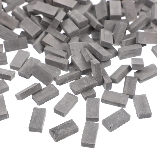 200pcs faux ziegel miniaturziegel landschaftsgestaltung accessoires diy