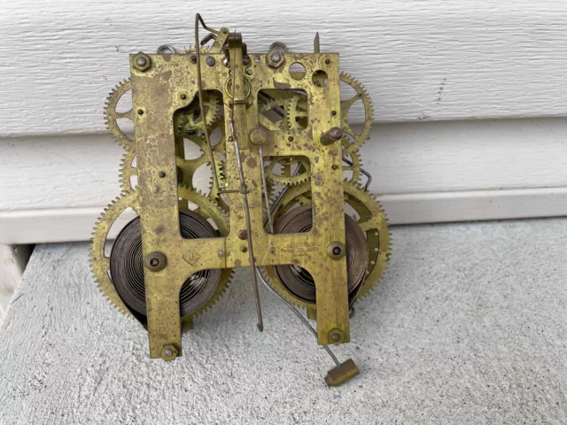 Mechanical Clock Part Gilbert Time Strike Movement for  Parts Repair