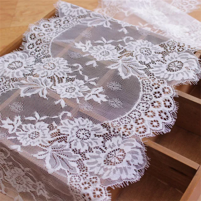 Eyelash Edge Fabric Lace Style Exquisite Eyelash Fabric Lace 32cm Wide 2