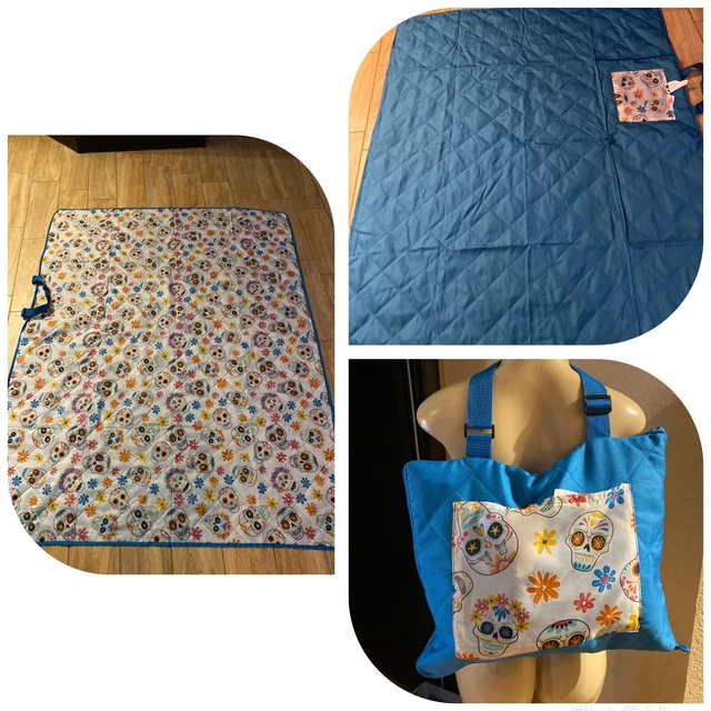 ST. TROPICS BEACH Picnics Parks Zipper Blanket 56.5 X 69 Halia Design 24.00 PicClick