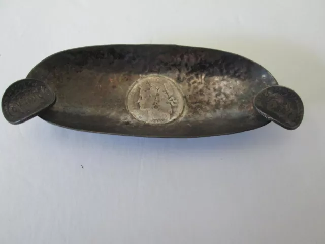 1880 Lima Peru Coin Ashtray
