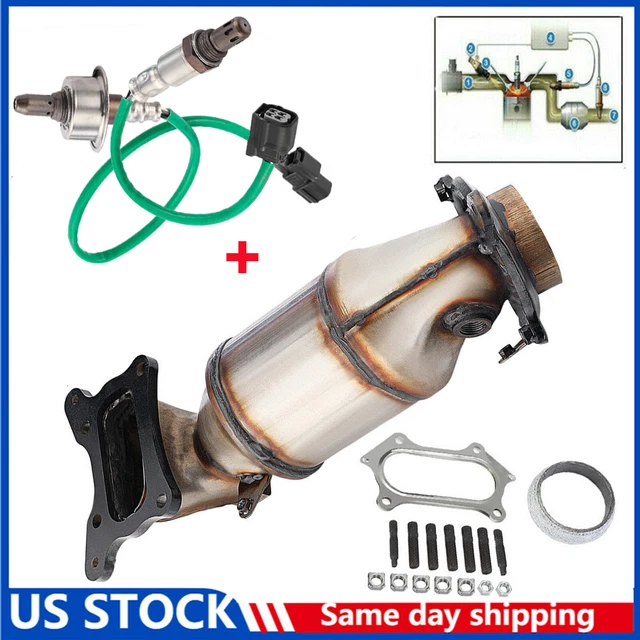 CATALYTIC CONVERTER W/O2 Sensors For 2008 2009 2010 2011 2012 Honda