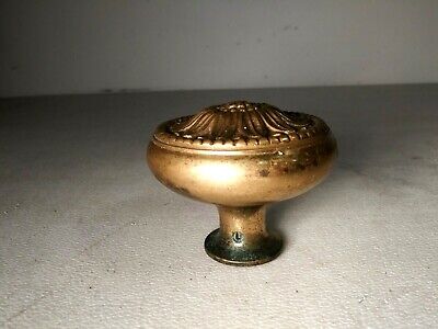 Large Heavy Antique Ornate Victorian Cast Brass or Bronze Entry Door Knob Wow 2