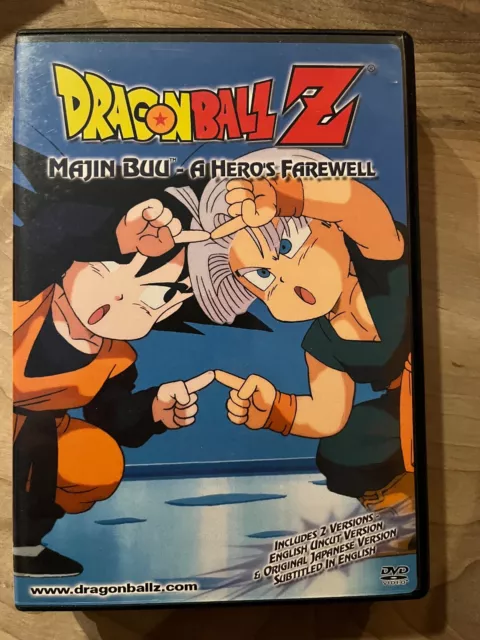 Dragon Ball Z Majin Buu - A Hero's Farewell DVD Anime Uncut English DBZ 232-234