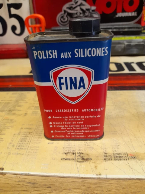 ancien bidon huile vide total fluide A