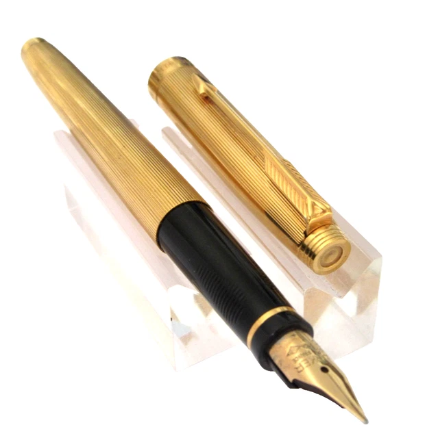 Stylo Plume Parker 35 Prestige En Laque Automnale - Plume En Or - Très Bon état Occasion