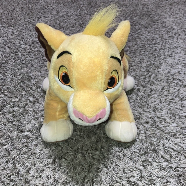 DISNEY STORE AUTHENTIC Simba Lion King Plush 14" Stuffed Animal Genuine