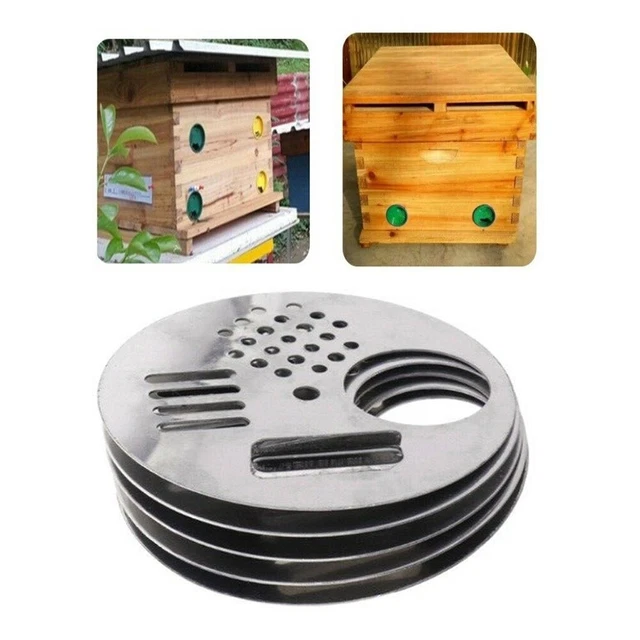 Entrée Avec Structure Alvéolée 8 CM Pour Abeille Apiculture Nid Argent Porte