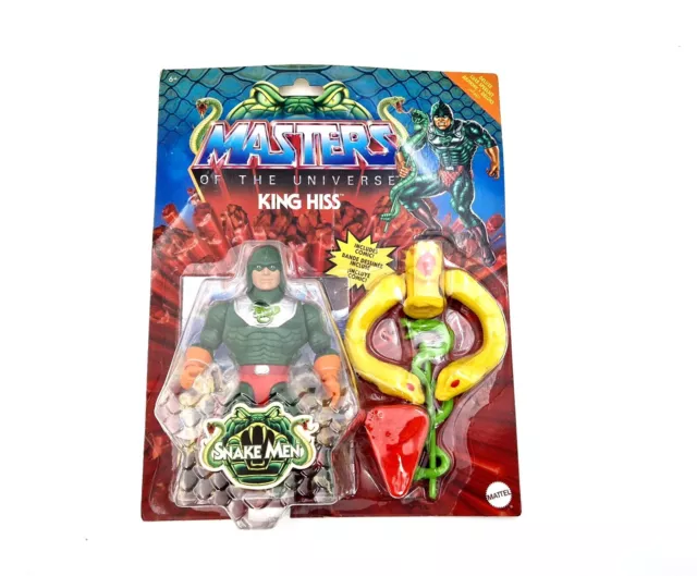 Masters of the Universe Origins King Hiss Actionfigur 2023 MOC He-Man Motu NEU
