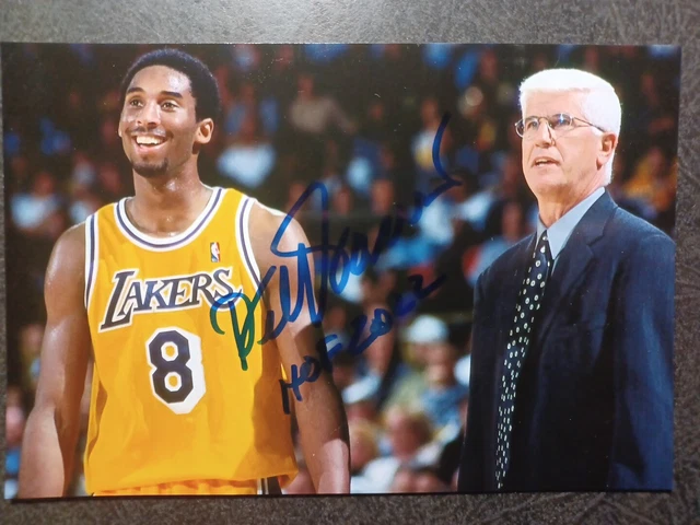DEL HARRIS Hand Signed Autograph 4X6 Photo KOBE BRYANT NBA BASKETBALL HOF LAKERS