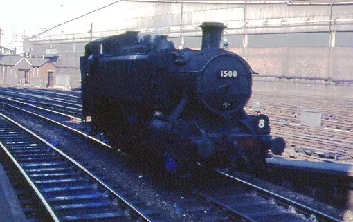 Original colour slide of 1500 WR steam loco