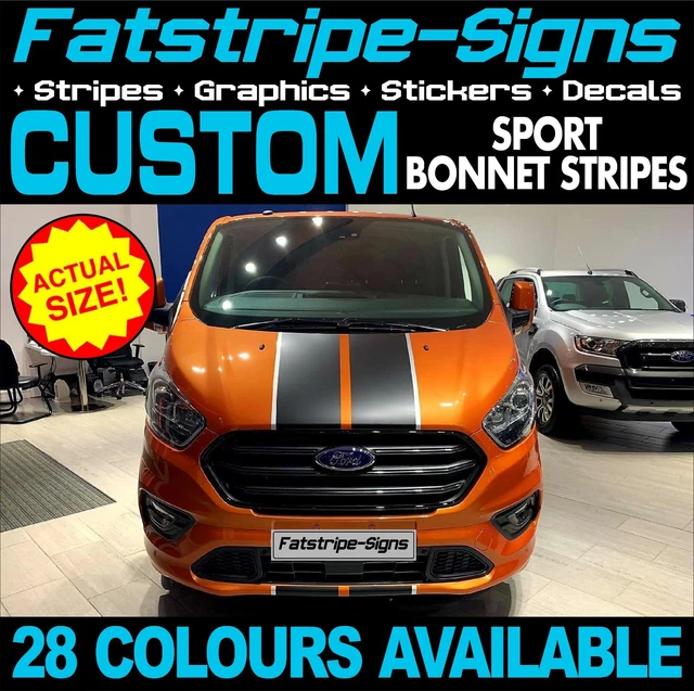 Articoli Per Esterni Di Auto Tuning Ed Elaborate VW Transporter T4 Van Cofano Strisce Grafico Decalcomanie Adesivi Logo 2 T4 T5 T6 Stemmi Auto 713346 - Foto 6