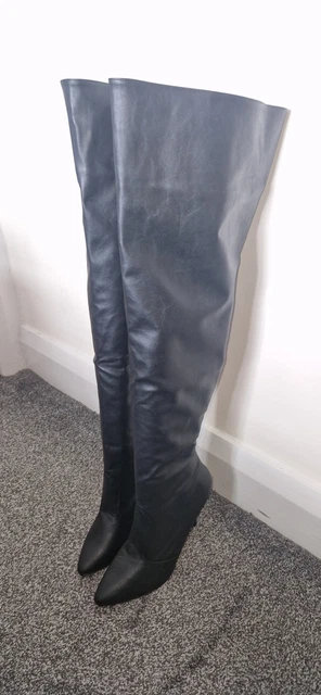 pleaser thigh high boots uk