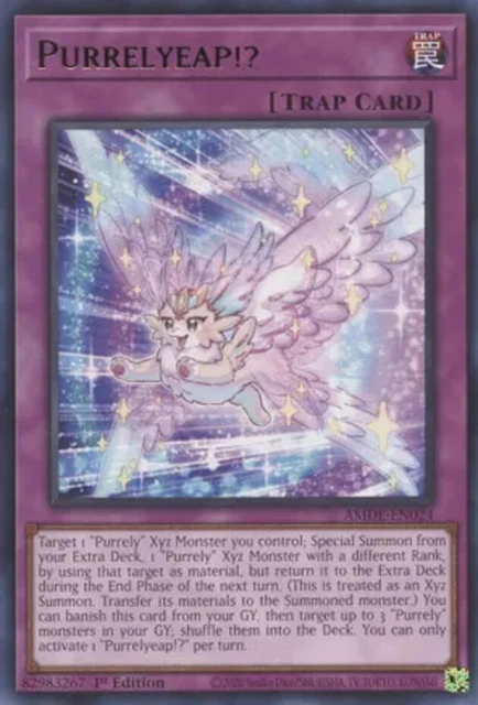 Yugioh! Purrelyeap!? - AMDE-EN024 - Rare - 1st Edition Near Mint, English