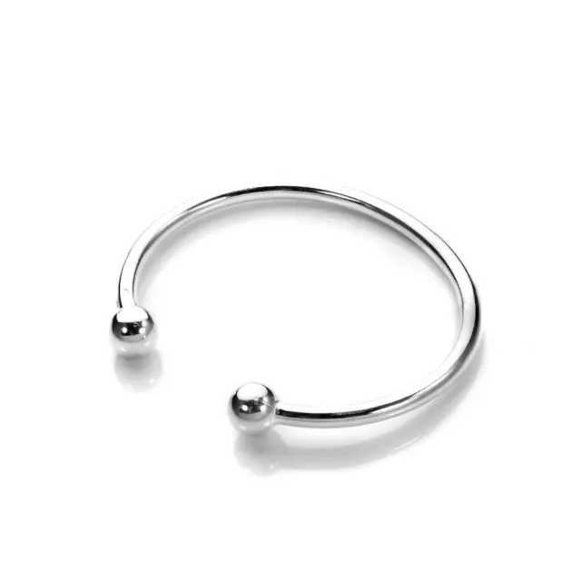 Solid 925 Sterling Silver Torque Bangle Baby, Maiden & Adult Ladies