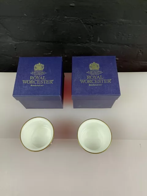 2 Royal Worcester 2000 AD Celebrate The Millennium Commemorative Candle Holders 3