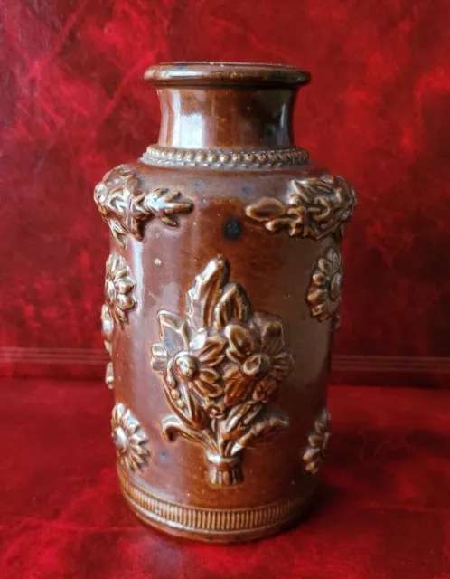 Bouteille ou vase en grès de Beauvais - Hauteur : 14 cm