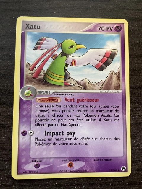 Xatu Unco - Pokemon 55/100 Ex Sandstorm Close To New Fr