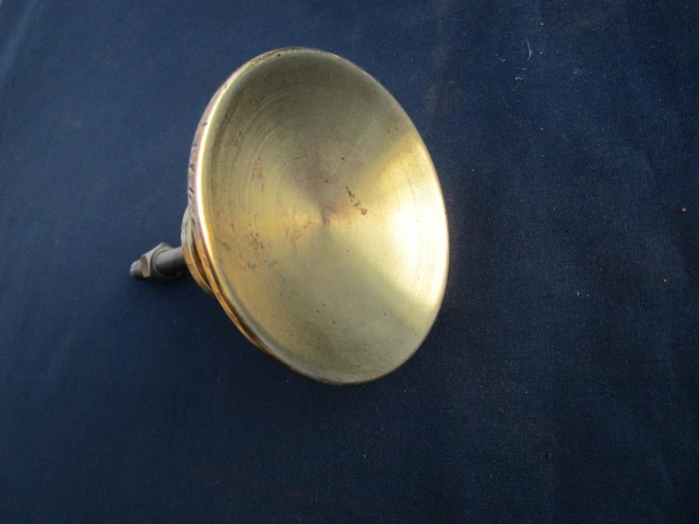 Poignée De Porte Ancienne - Bouton Boule Noir En Acier - Diamètre 7cm - Vintage